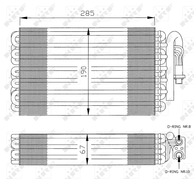Випарник NRF 36026
