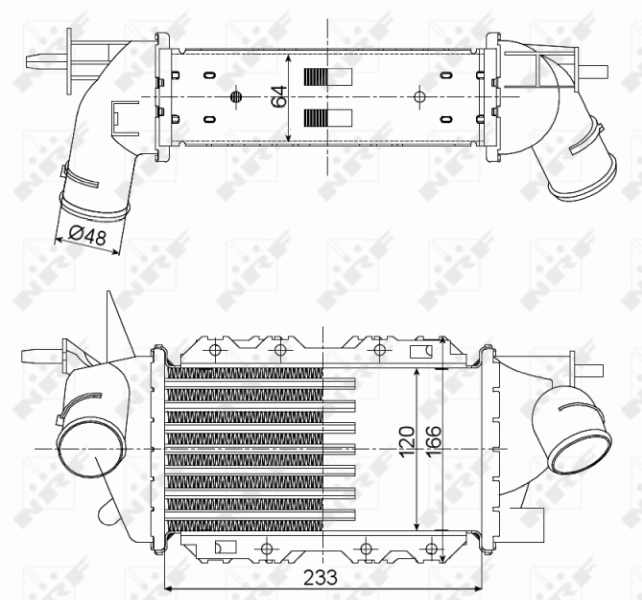 Система охолодження наддувочного повітря NRF 30352 ціна, від 50.92 USD
