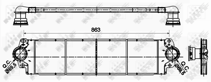 Інтеркулер 30354 NRF