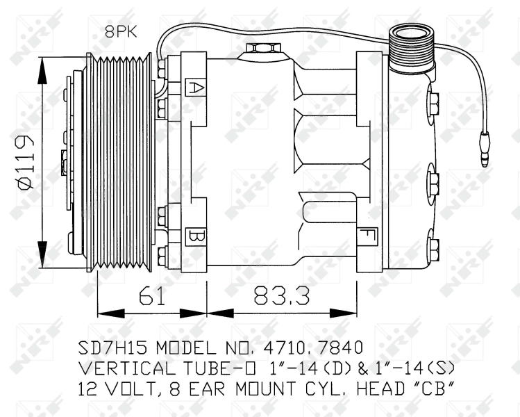  Компресор кондиціонера Renault 25 