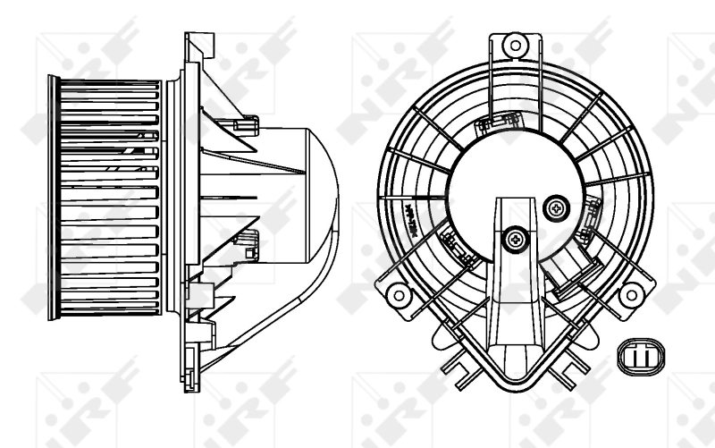 Моторчик пічки NRF 34159