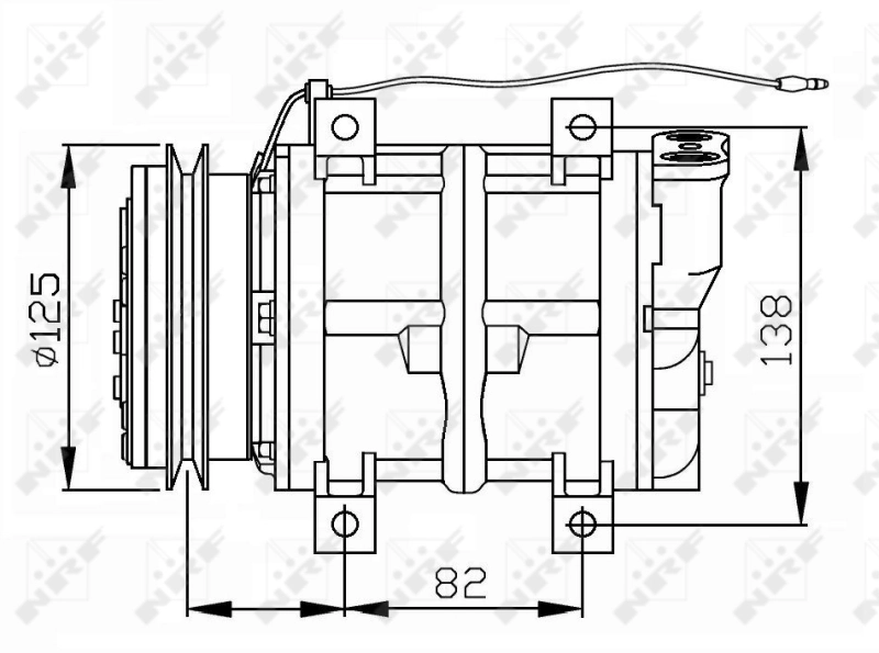 Компресор холодоагенту на Mitsubishi L 200 III K60, K70