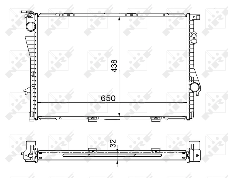 Радіатор охолодження NRF 53722