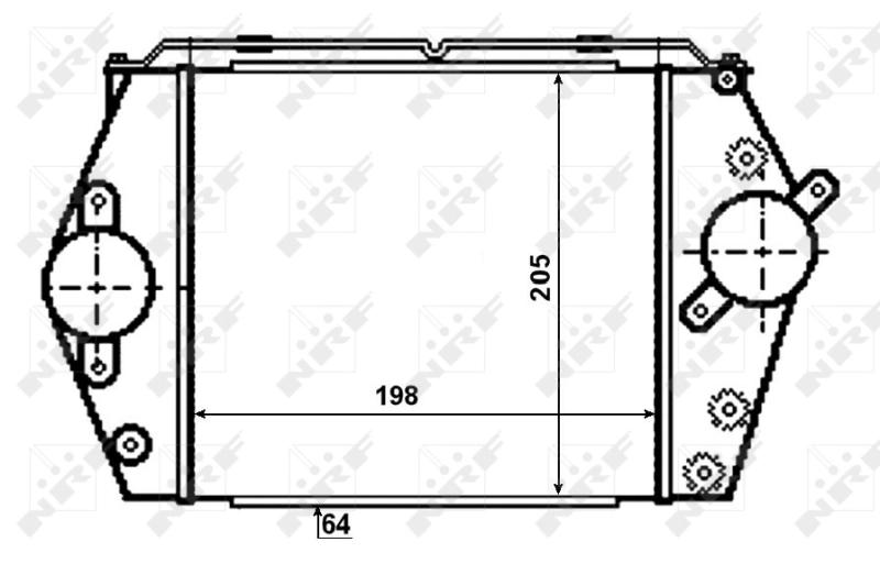Купити 1553539 Kraft Радіатор интеркуллера