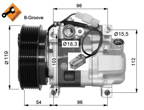 SKK065 Polcar Компресор холодоагенту