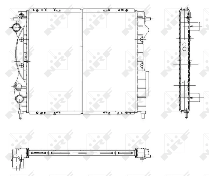 Купити 600608A8 Polcar Радіатор двигуна