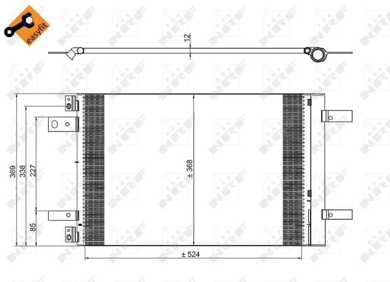 Радіатор кондиціонера CD471158 Koyorad