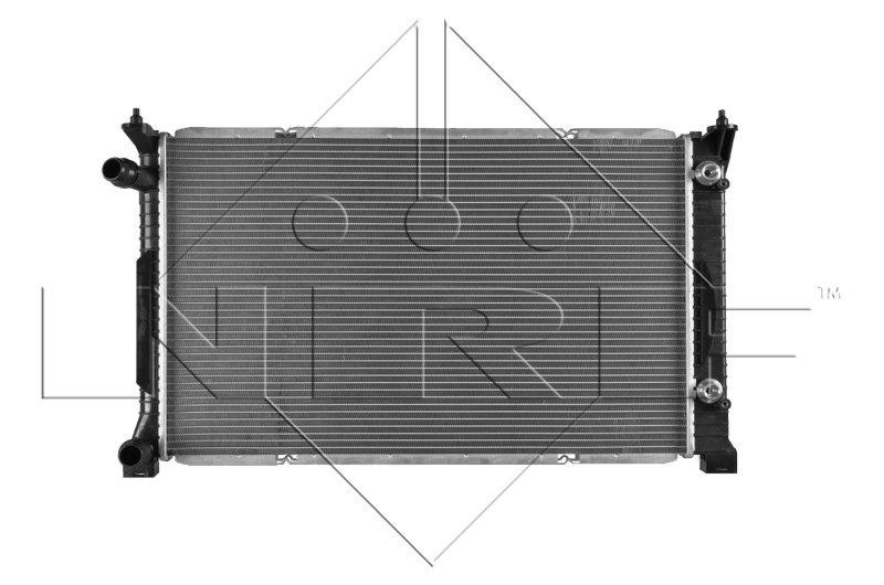 51586 NRF Радіатор охолодження двигуна