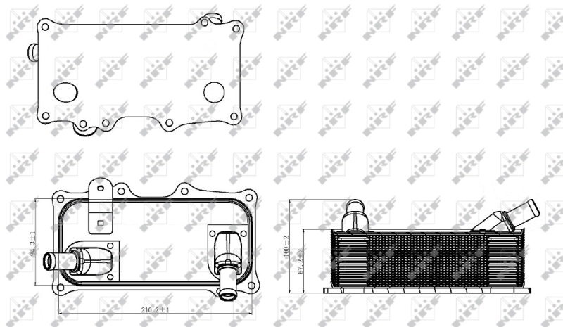 CLC321000S Mahle Original Радіатор масляний (холодильник), під фільтром