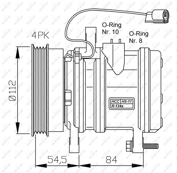 Компресор кондиціонера F500DB3AA07 Rebuilt