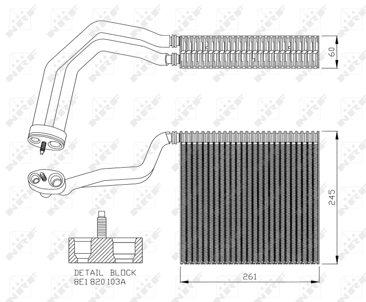 Випарник Polcar 1334P82