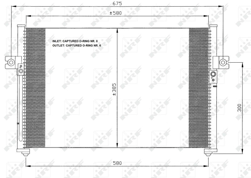 Конденсатор кондиціонера NRF 35389 ціна, від 81.44 USD