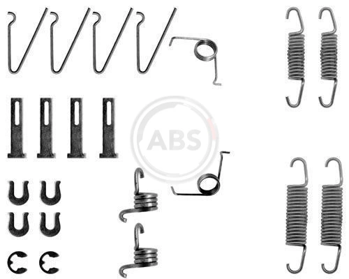 Монтажний комплект задніх барабанних колодок Quick Brake 703 ціна, від 11.53 USD