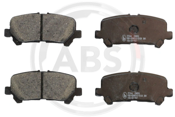 193949 Maxgear Колодки гальмівні задні, дискові