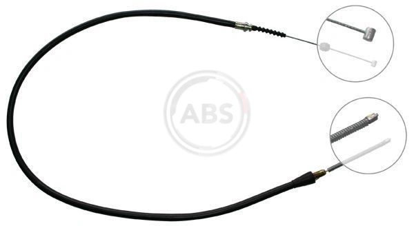 AD3302421 Adriauto Трос ручника задній лівий