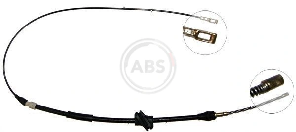 Трос стоянкового гальма задній лівий Adriauto AD030213 ціна, від 8.02 USD
