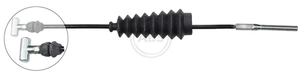 ABS K13151 трос ручного гальма передній Toyota Starlet
