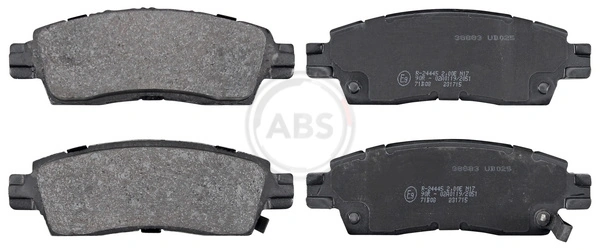 Задні гальмівні колодки Akebono ACT883 ціна, від 33.20 USD