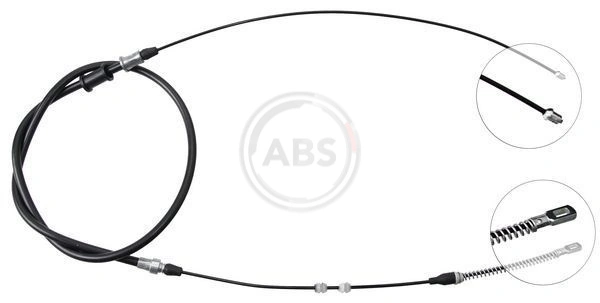 Трос стоянкового гальма задній правий Adriauto AD330248 ціна, від 8.64 USD