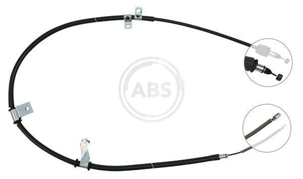 Трос ручного гальма задній, лівий AD100241 Adriauto