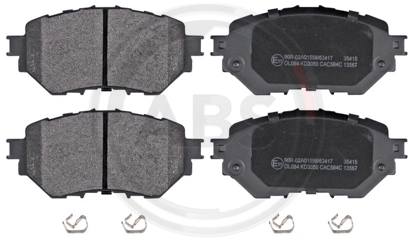Купити 8DB355032091 HELLA-PAGID Колодки гальмівні передні, дискові