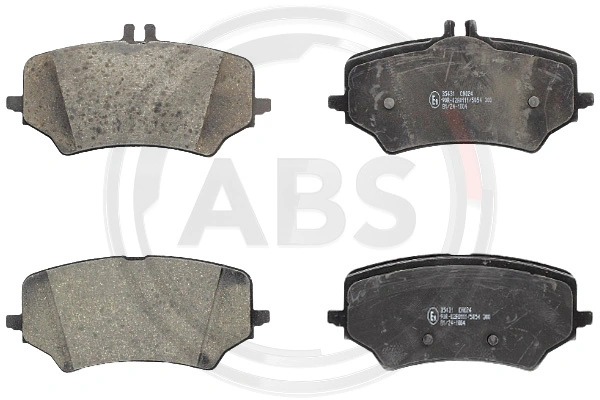 Задні гальмівні колодки Mercedes A0004200606 ціна, від 66.60 USD