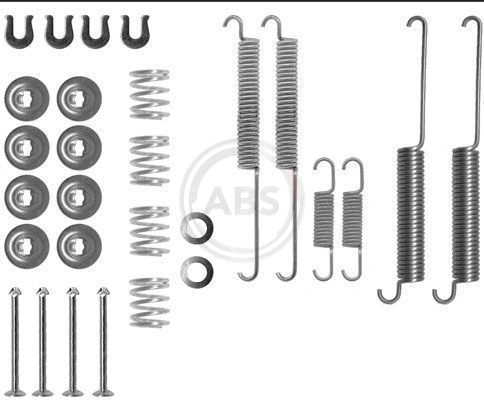 Монтажний комплект задніх барабанних колодок MB008450 Mitsubishi