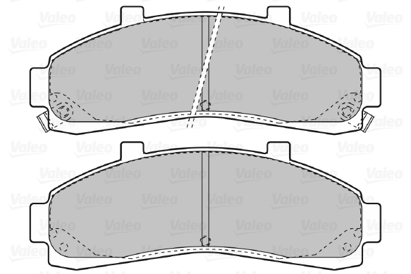 ACT652 Akebono Передні гальмівні колодки
