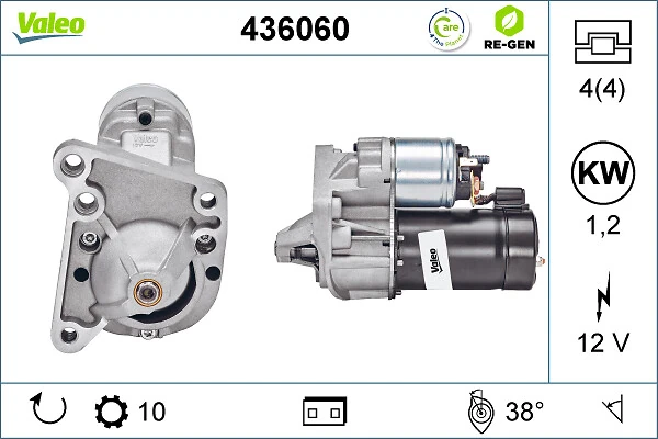 Купити 436060 VALEO Стартер