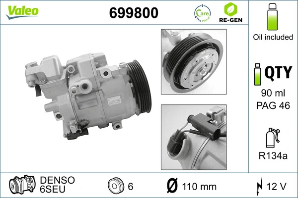 Компресор системи кондиціювання VAG 4472208366 ціна, від 126.69 USD