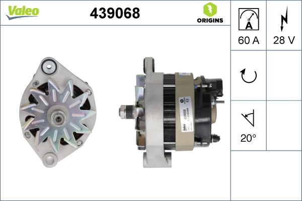 Генератор Volvo 67792614 ціна, від 130.24 USD
