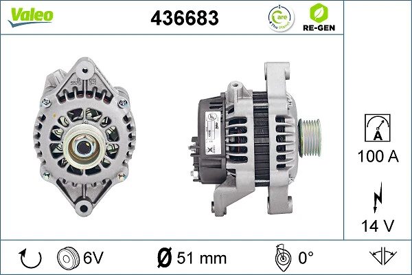 Купити 436683 VALEO Генератор