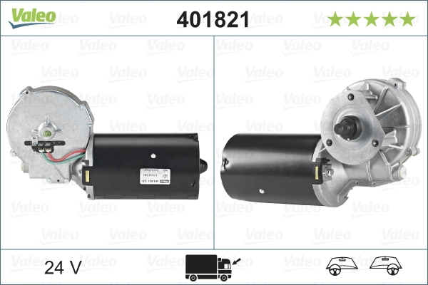 Мотор двірника VALEO 401821 ціна, від 269.53 USD