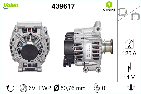 Купити 439617 VALEO Генератор