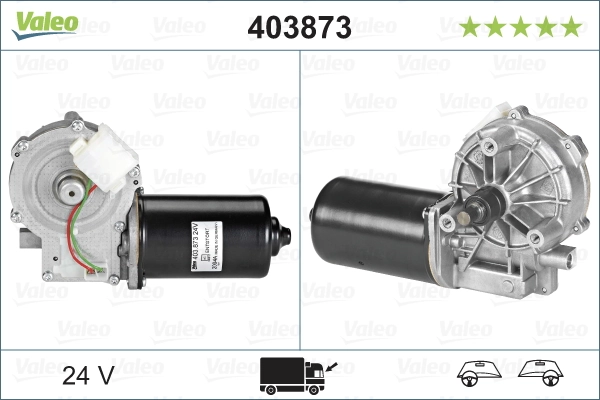 Мотор двірника VALEO 403873 ціна, від 60.77 USD