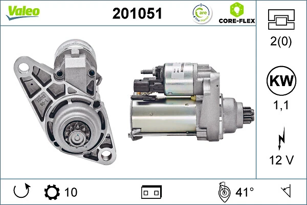  Стартер Skoda Fabia 1