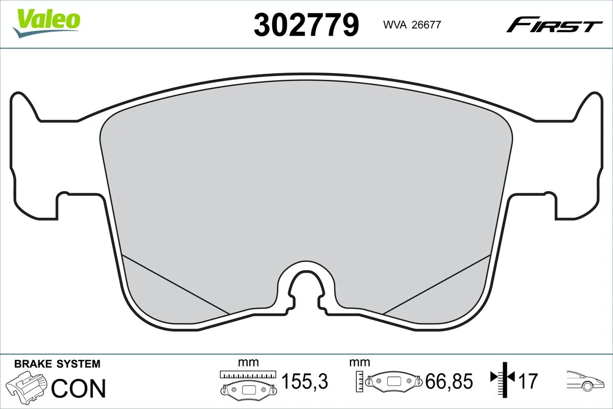 Передні тормозні колодки 5WA698151G VAG