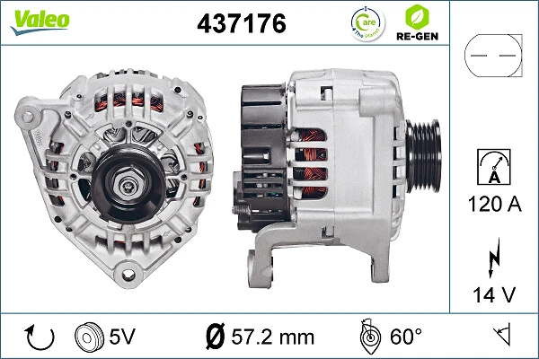 Купити 437176 VALEO Генератор