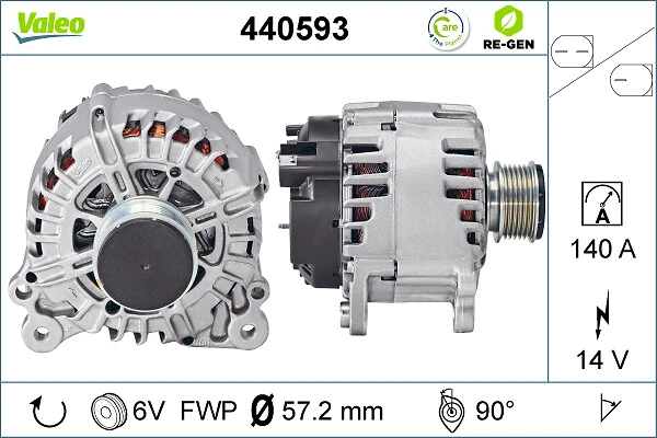 Купити 440593 VALEO Генератор