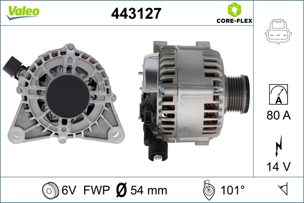 Купити 443127 VALEO Генератор