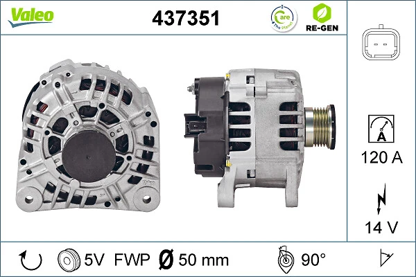 Купити 437351 VALEO Генератор