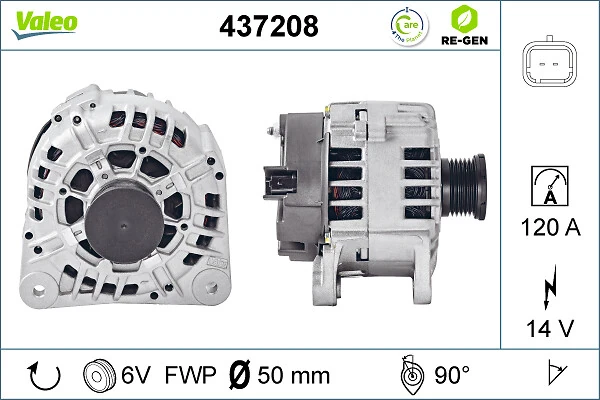 Купити 437208 VALEO Генератор