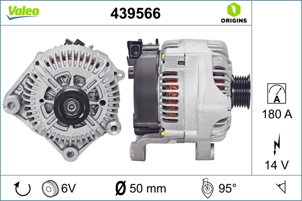 Купити 439566 VALEO Генератор