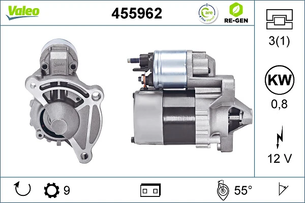 Купити 455962 VALEO Стартер