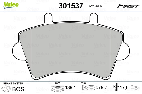 Тормозні колодки Renault (RVI) 410603513R