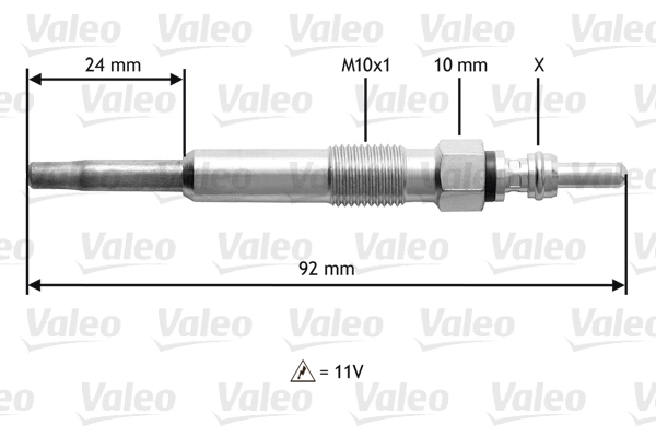 Свіча накалу Renault (RVI) 8550503002 ціна, від 5.99 USD