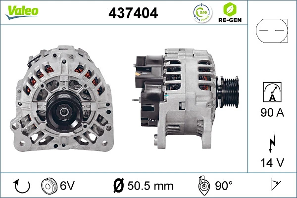 Купити 437404 VALEO Генератор
