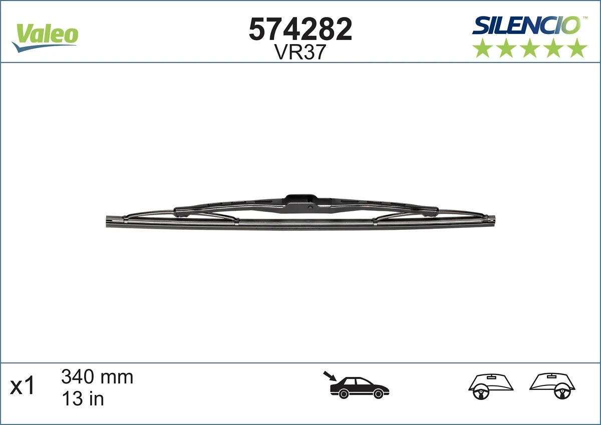 Щітка склоочисника заднього скла VALEO 574282 ціна, від 7.27 USD