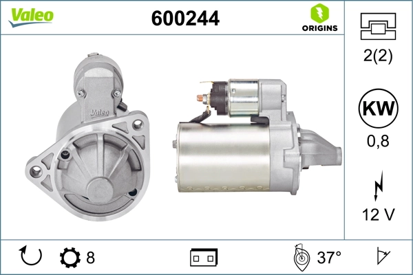 Купити 600244 VALEO Стартер