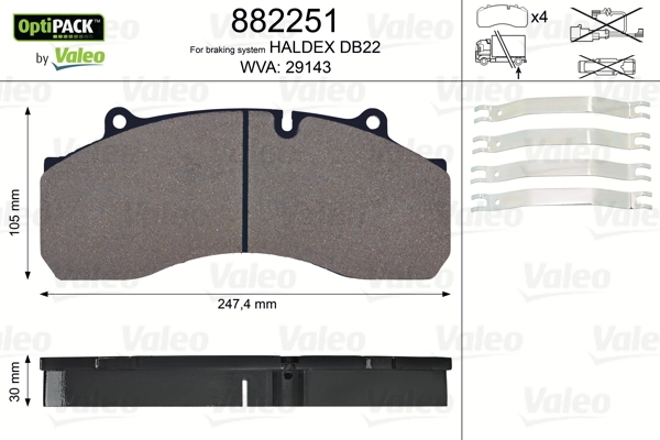 Задні гальмівні колодки Hexen DBS8002 ціна, від 145.32 USD